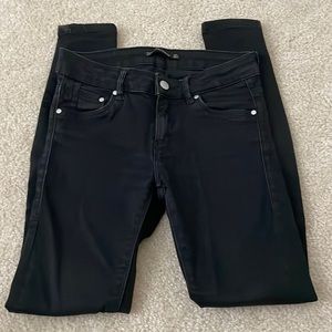 Zara Trafaluc Deniwear Black Skinny Jeans 4
